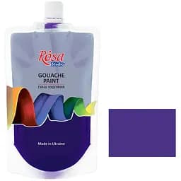 Фарба гуашева Фіолетова (912) 200 мл Rosa Studio