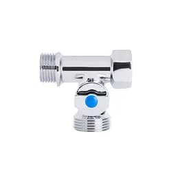 Кран приладовий кульовий SD Plus 1/2"х3/4"х1/2" ЗЗВ SD186W152015 - мініатюра 3