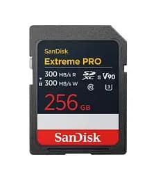 Карта пам'яті SanDisk SD 256GB C10 UHS-II U3 R300/W300MB/s Extreme Pro V90