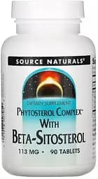 Комплекс фітостеролів Source Naturals Phytosterol Complex with Beta-Sitosterol, 90 таблеток