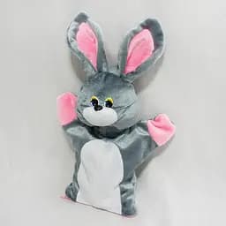 Іграшка на руку Рукавичка для цукерок Заєць 40см