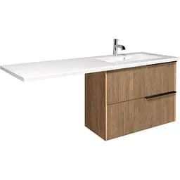 Тумба Мойдодир Grace 80-A Adam 140 R підвісна з крилом над пральною машиною