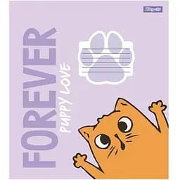 Зошит учнівський "Forever puppy love" 1 вересня 766550 12 аркушів (4823092277954)(SC)