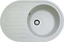 Кухонная мойка Adamant ELLIPSIS old stone 765x495x200 мм, с крылом 76,5 см