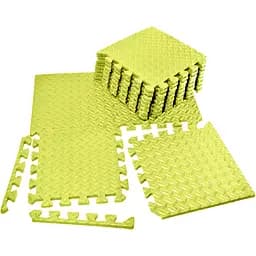 Мат-пазл EasyFit SwallowTail EVA 120х60х1 см татами ласточкин хвост Желтый (EF-1950-30-Y)