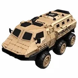 Радіокерований військовий позашляховик 9510 E-02, 6WD, акумулятор 7.4V, пульт 2.4GHz, з підсвіткою, Жовтий