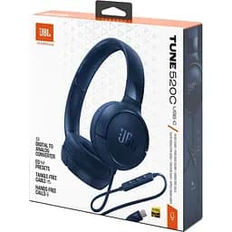 Навушники JBL Tune 520C Blue (JBLT520CBLU) - мініатюра 9
