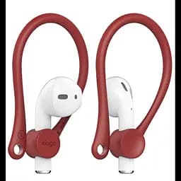Тримачі навушників Elago Earhook Red для AirPods червоні 2 шт. (EAP-HOOKS-RD) - мініатюра 2