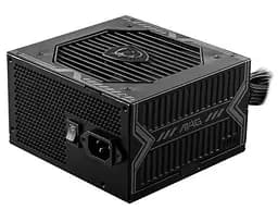 Блок питания 550 Вт, MSI MAG A550BN, черный, 80+ Bronze, Active PFC, 12 см, 2xMolex/5xSATA/2x6+2-pin/1x4+4-pin