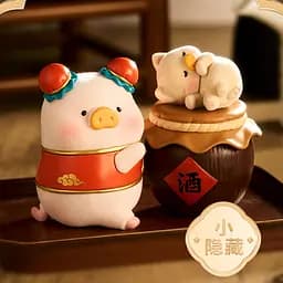 Колекційна фігурка 10/10 Toys Lulu The Piggy Серія Lu'S Table Series (Blind Box) 10_10 Art.Lulu1276 - мініатюра 8