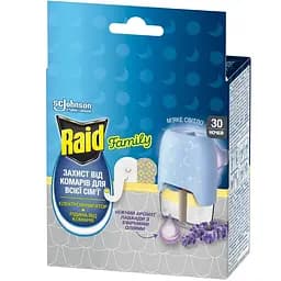 Электрофумигатор от комаров Raid Лаванда, с жидкостью 30 ночей