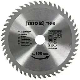 Диск пильный победитовый по дереву Yato 160x20x2.8x2.0мм 48 зубьев (YT-6058)