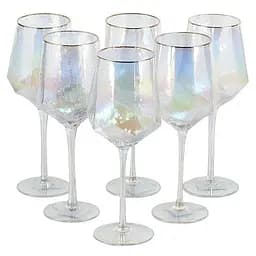 Набор бокалов для вина "Pearl" 550 мл (6 шт.) стеклянные бокалы [MD]