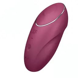 Вибратор для клитора Satisfyer Tap & Climax 1 11 см бордовый