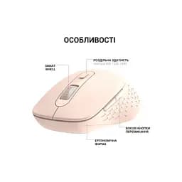 Мишка OfficePro M230P Silent Click Wireless/Bluetooth Pink (M230P) - мініатюра 6