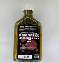 Водная настойка на травах, цветах, листьях комплекс для разжижения крови, 200 мл