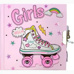 Блокнот дитячий Malevaro Привіт дівчата на замочку 135 x 135 мм 60 аркушів у лінійку (482302-U)