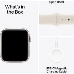 Смарт-годинник Apple Watch SE 2 GPS 40mm Starlight Aluminum Case with Starlight Sport Band S/M (MXEF3) [121614] - мініатюра 4