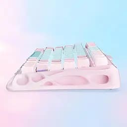 GravaStar Клавіатура механічна GravaStar Mercury K1 Lite 80keys, GravaStar x BSUN Grey, BT/WL/USB, Aurora Mist - мініатюра 7