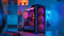 Корпус Modecom VOLCANO EXPANSE S ARGB 4x140 мм fans MIDI USB 3.0x2+TYPE-C BLACK без БЖ ATX (AT-EXPANSE-SG-10-000000) - мініатюра 5
