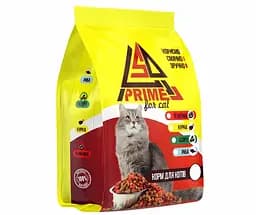Сухий корм PRIME для дорослих котів, асорті 10кг