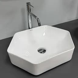 Умивальник VBI Quaglio white накладний VBI-012622, Білий - мініатюра 2