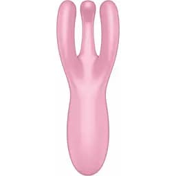 Вібратор для клітора Satisfyer Threesome 4 14 см рожевий