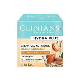 Крем-гель для обличчя живильний ультралегкий Clinians Hydra Plus Argan, 50 мл