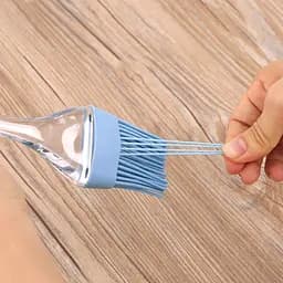 Пензлик кондитерський силіконовий для випічки маленький 17 см, Kitchen Master Червоний 84195 - мініатюра 6