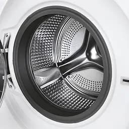 Haier Пральна машина фронтальна, 9кг, 1400, A+++, 52см, дисплей, пара, інвертор, люк чорний, білий - мініатюра 7