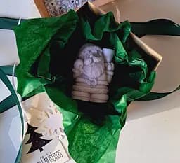 Свічка Svich Shop Санта-Клаус ліловий колір