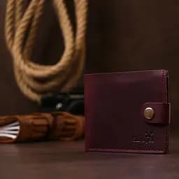 Жіноче вінтажне портмоне Shvigel 16457 бордове - мініатюра 6