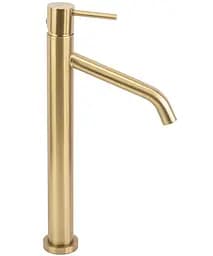 Змішувач для умивальника Rea Level високий, gold brush (REA-B6217)