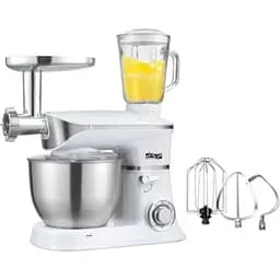 Кухонний комбайн стаціонарний універсальний DSP KM3031 White із системою аварійного відключення 1300 Вт