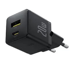 МЗП Baseus Palm Fast Charger 20W (1USB-A/1C) + кабель Type-C to Type-C (P10111608) Cluster Black - мініатюра 2