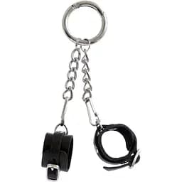 Брелок Feral Feelings Наручники с пряжкой Черный