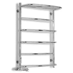 Электрический полотенцесушитель Laris Еврофлеш П6 500x800 с полкой Е левый S 73207610, Хром, Левое, Электронный