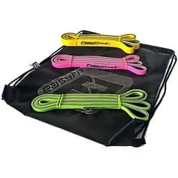 Набір двошарових гумок для підтягування EasyFit Premium 2-32 кг (3 шт.) (EF-2332s)