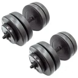 Гантели наборные Newt Rock Pro композитные в пластиковой оболочке 2 шт. по 23 кг NE-PL-G-023-2