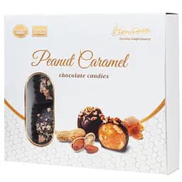 Цукерки MonLasa шоколадні з арахісом та медовою карамеллю 140 г