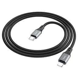 Кабель Hoco X86 Pisces Cable Type-C to Lightning 3A 1m Black