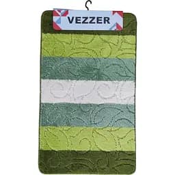 Набір килимків для ванної Vezzer Color line 60x100 та 60x50 см оливковий (VZC02271) - мініатюра 2