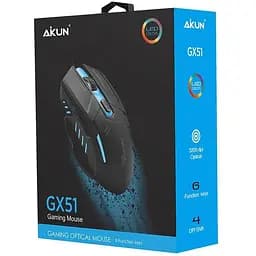 Миша Aikun Apparition Optical Gaming Mouse Backlight GX51 1000-3200DPI - мініатюра 3