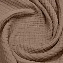 Комплект постільної білизни Cosas Brown CS1 Підлітковий муслін коричневий (Muslin_019Brown_El90-019Brown_155) - мініатюра 10
