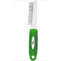 Гребінець для домашніх тварин Over Zoo Plastic comb for short комбінований h