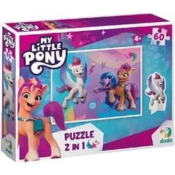 Дитячі Пазли My Little Pony Пригоди Санні, Іззі та Зіпп DoDo 200137 60 елементів, з фігуркою