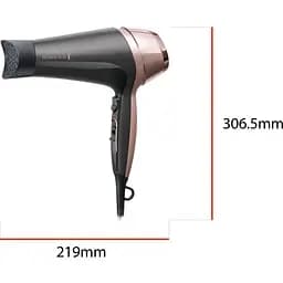 Фен Remington Curl & Straight Confidence D5706 чорно-бежевий - мініатюра 4