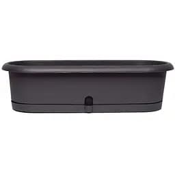 Горшок для кактусов Form-Plastic Лотос-40 5 л антрацит (0181-014)