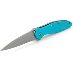 Нож складной Kershaw-1660 Blue, ручка сталь+титан, длина 179 мм, 100 гр, Box
