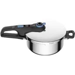 Каструля Tefal Secure Trendy, 4л, (скороварка) з паровим кошиком (P2580402)